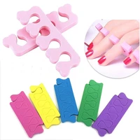 50pcspack professional nail art toes separators fingers foots sponge soft gel uv beauty tools polish manicure pedicure divider