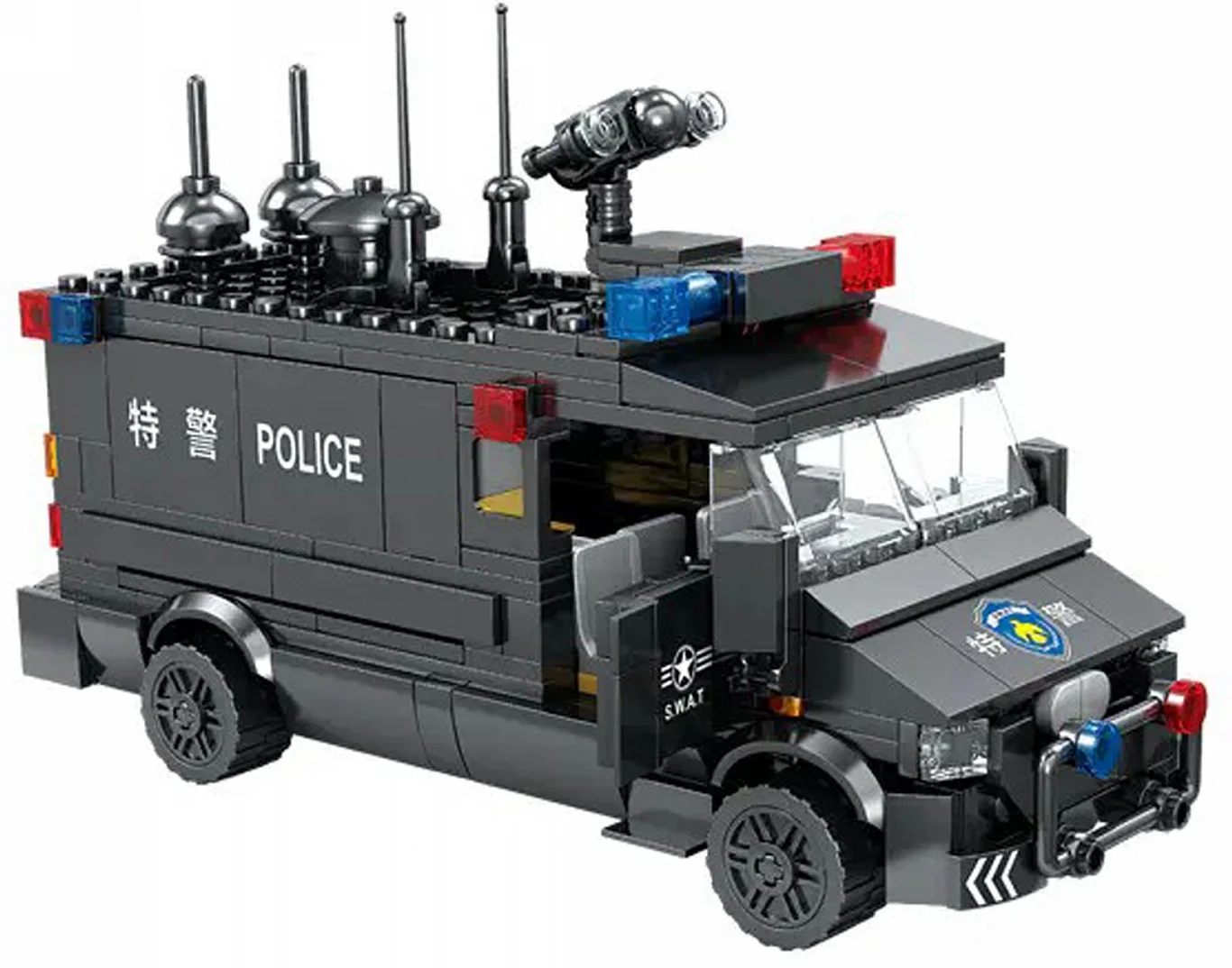 Конструктор Kazi 67283 SWAT: Фургон связи из 409 кубиков Лего серии City | Игрушки и хобби