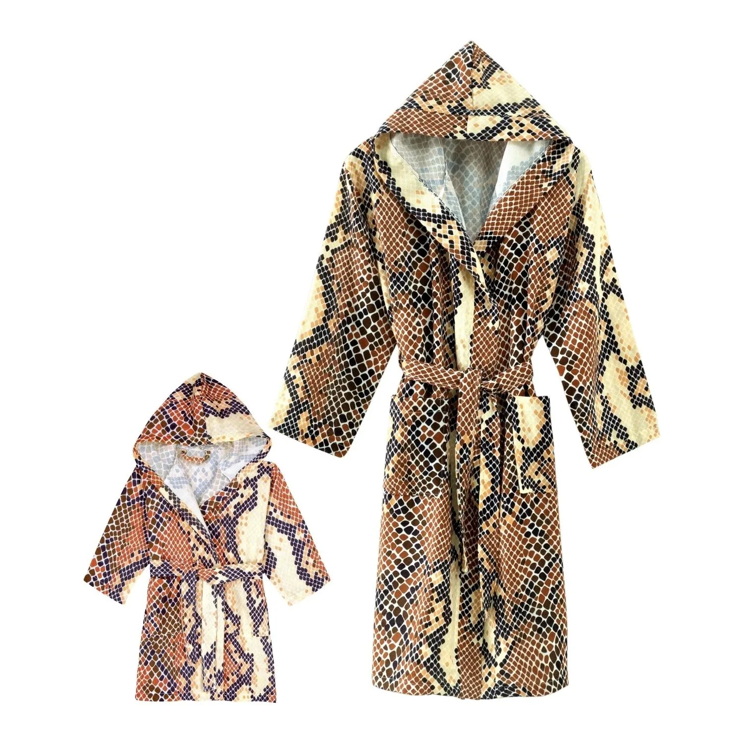 

Банный халат из хлопка и муслина, 2 шт. в упаковке