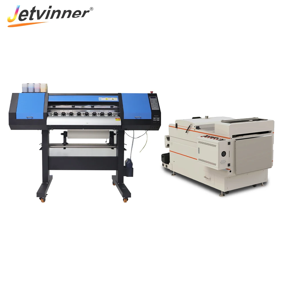 

Jetvinner Digital Heat Transfer Printing Machine With Powder Shaking Machich Used Non-cutting PET film for All Kinds of Garment