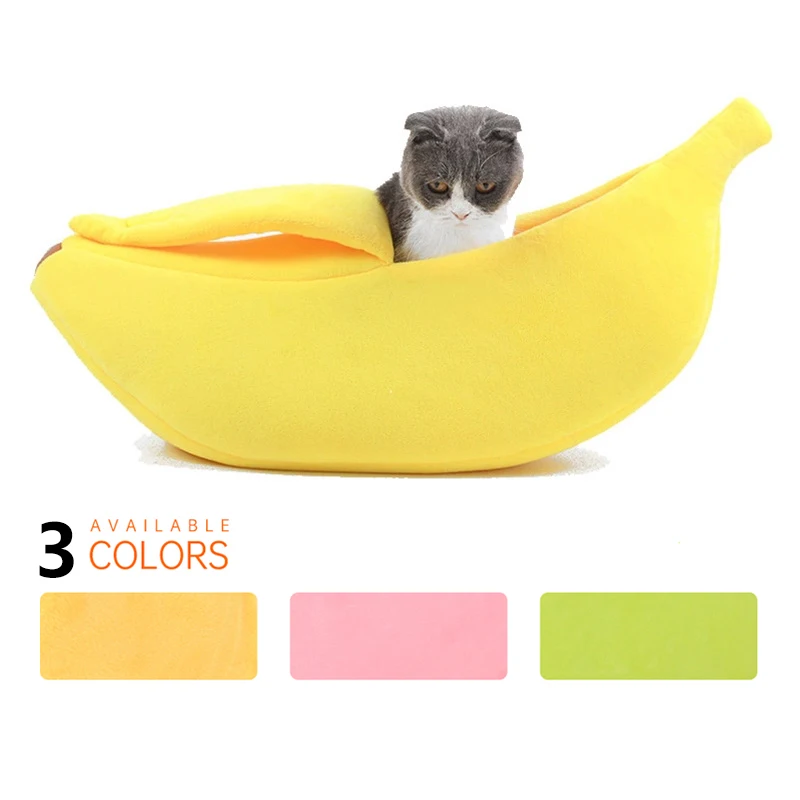 Домик-подстилка для домашних животных креативная кровать в форме банана прочная