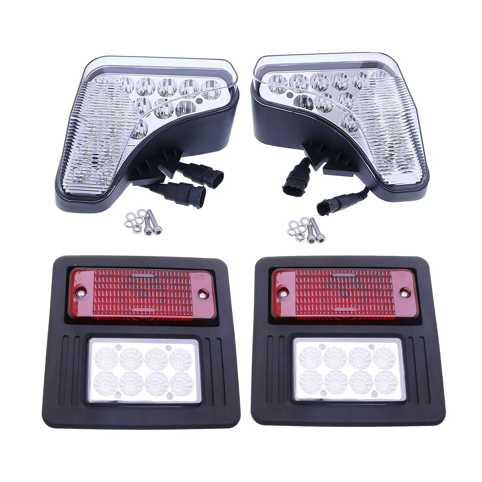 

New LED Head & Rear Light Kit 6670284 7251340 & 7251341 Compatible with Bobcat Skid Steer A770 S450 S510 S530 S550 S570 S850