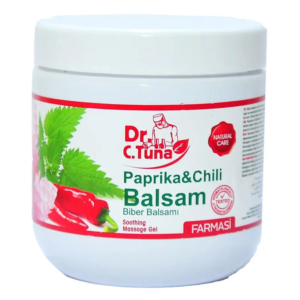 

Pepper Massage Gel 500 ML Farmasi Dr.Cevdet Tuna Pepper Balm Refreshing, Calming and Relaxing Effect Made in Turkey