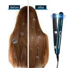 Выпрямитель для волос CkeyiN 2 в 1, керамический мини-утюжок для волос, гофрированные щипцы для завивки, инструменты для укладки, бигуди, электрическая плойка