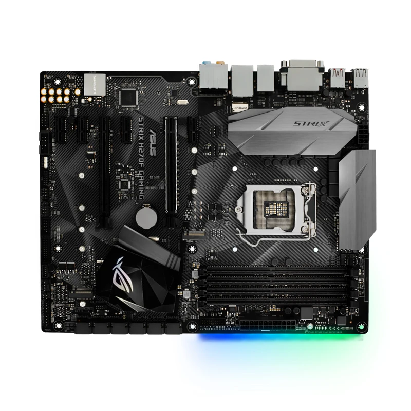 Игровая материнская плата ASUS ROG STRIX H270F 1151 DDR4 Поддержка процессоров Core i7/i5/i3 7-го
