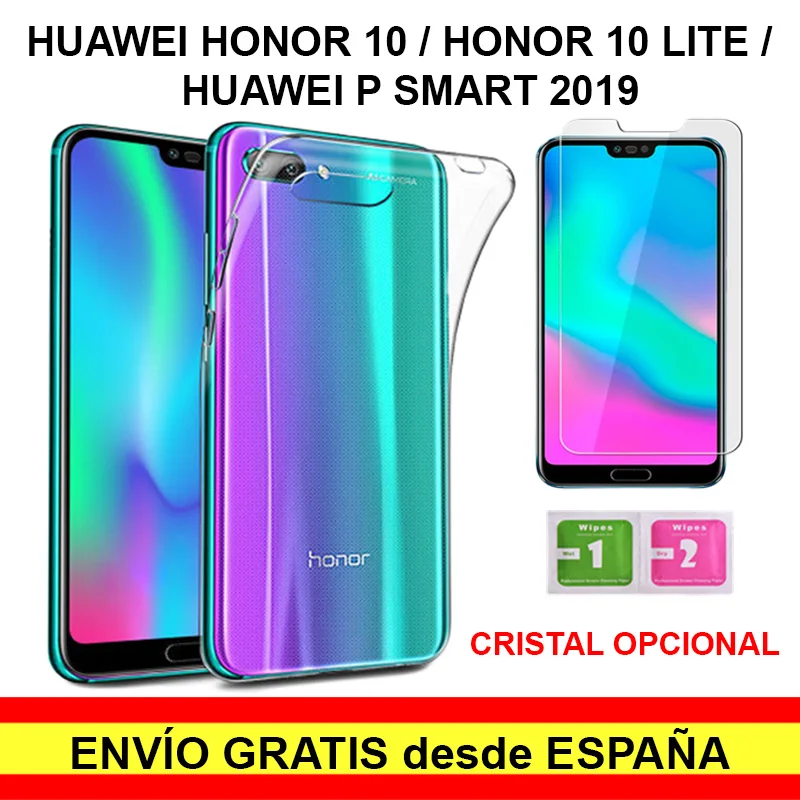 Гелевый Чехол из ТПУ совместимый с HUAWEI HONOR 10 / LITE P SMART 2019 премиум опциональное