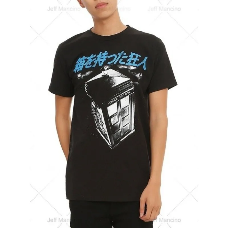 

Men's T-shirts Are Hot MENS TARDIS KANJI T-SHIRT Men;s Summer Cotton T Shirts