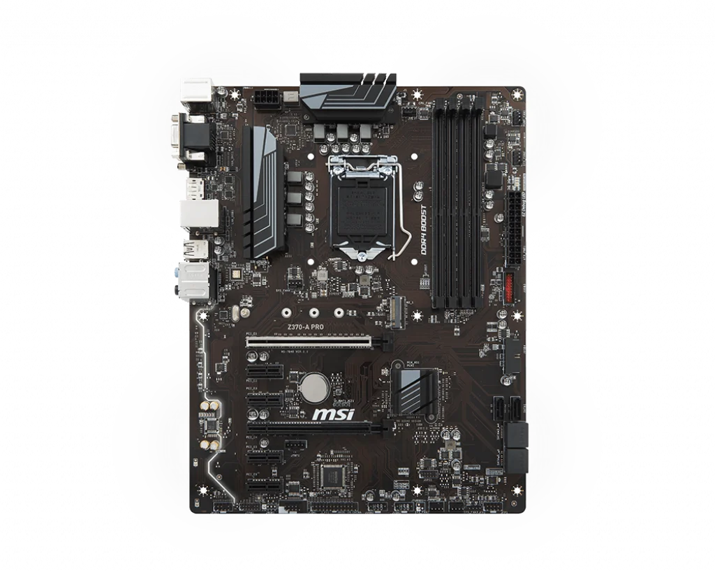 Материнская плата MSI Z370 A PRO LGA1151 (из системного блока)|Материнские платы| |