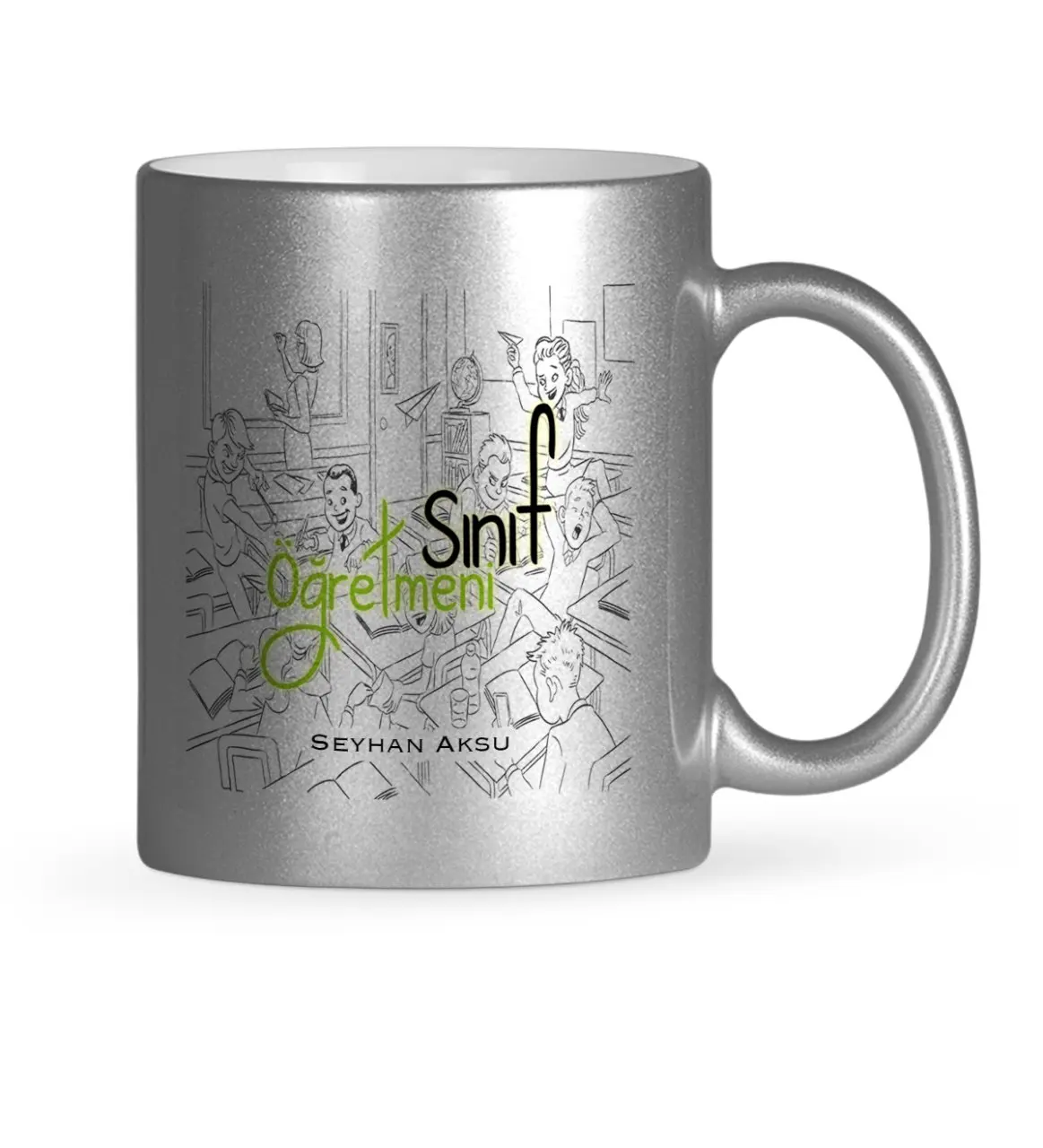 

Personalized Class Teacher Silver Gilt Mug Cup-4