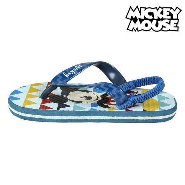 Шлепанцы для детей голубой Микки Маус |