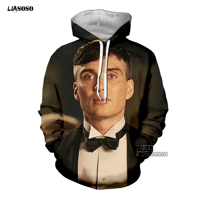 10 LIASOSO 3D принт для женщин и мужчин Peaky Blinders толстовки с капюшоном Повседневная Верхняя одежда уличная X2658 - Цвет: 10