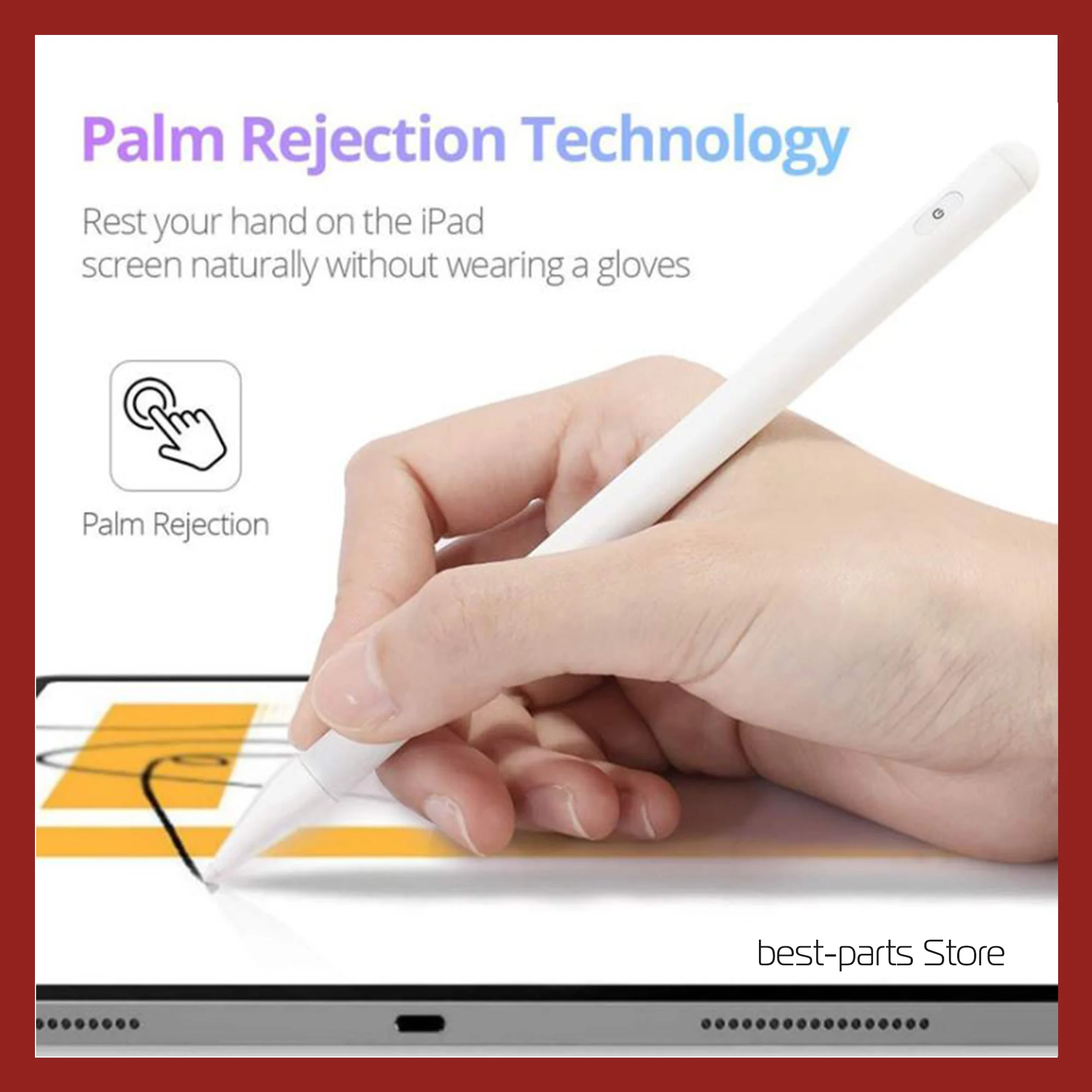 Активный стилус Pencil Pen для планшета Apple iPad Pro 11 / 12 9 mini 5 2019 10 2 7 2018 air 3 | Компьютеры и