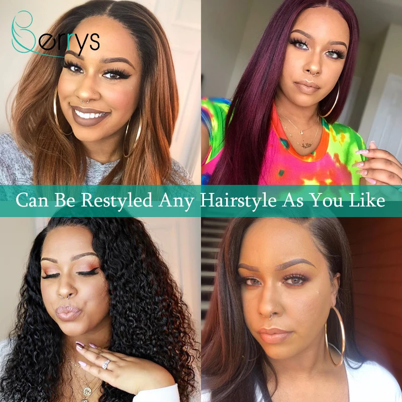 Индийские человеческие волосы Berrys прямые передние парики на сетке плотность 150%