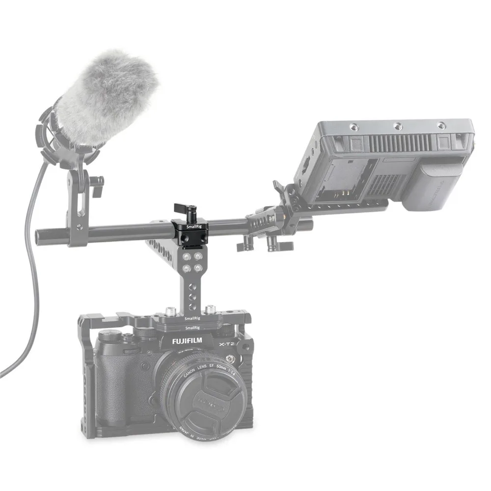 Стандартный 15 миллиметровый стержневой зажим SmallRig с креплением для горячего