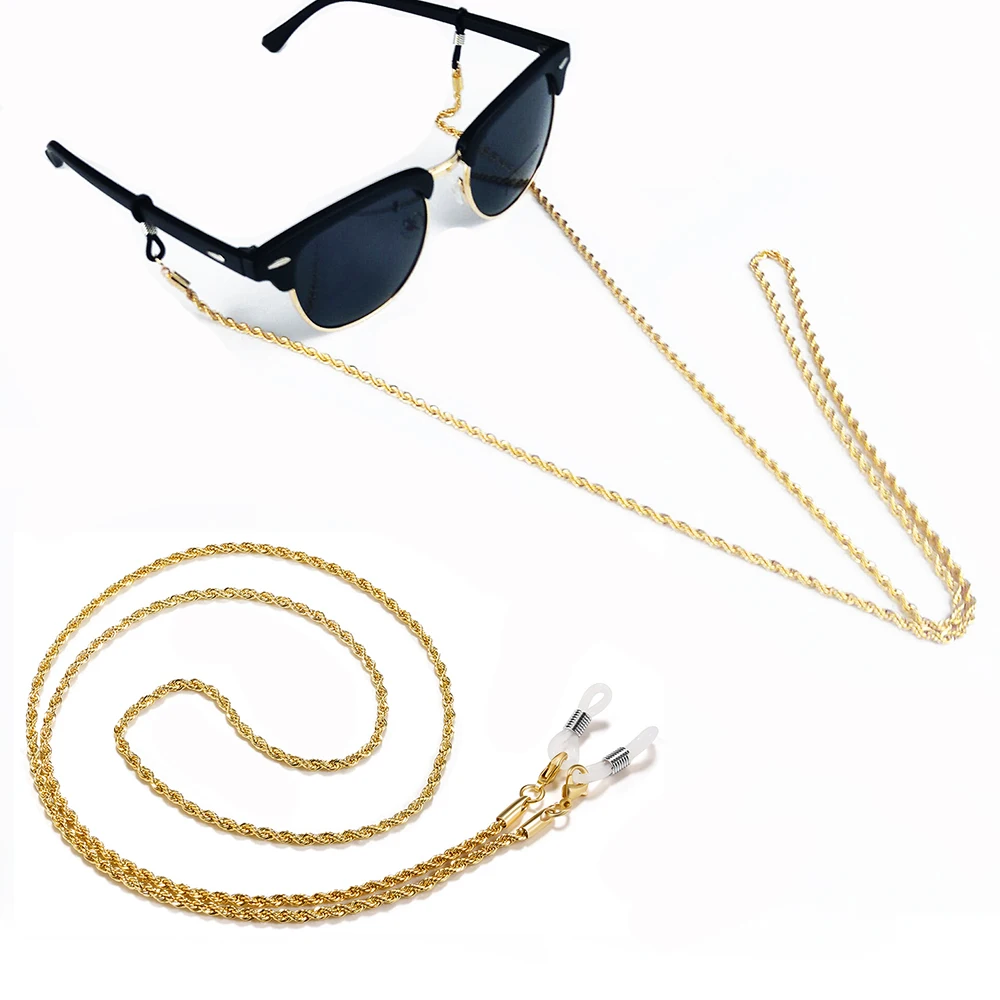 

Fashion Reading Glasses Chain for Women Metal Sunglasses Cords Eyeglass Lanyard Hold Straps Eyewear Retainer cadena para gafas