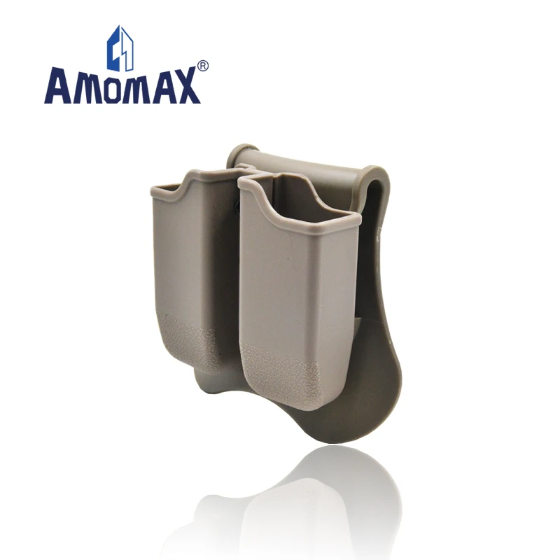 Двойной мешочек для журналов Amomax подходит Glock 17/18/19 и Tokyo Marui WE KJW KSC KWA ISSC Глок