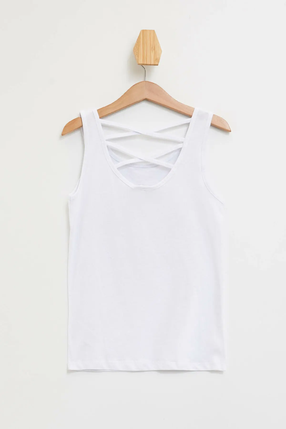 Летние модные топы на бретельках для девочек Детская Повседневная Удобная