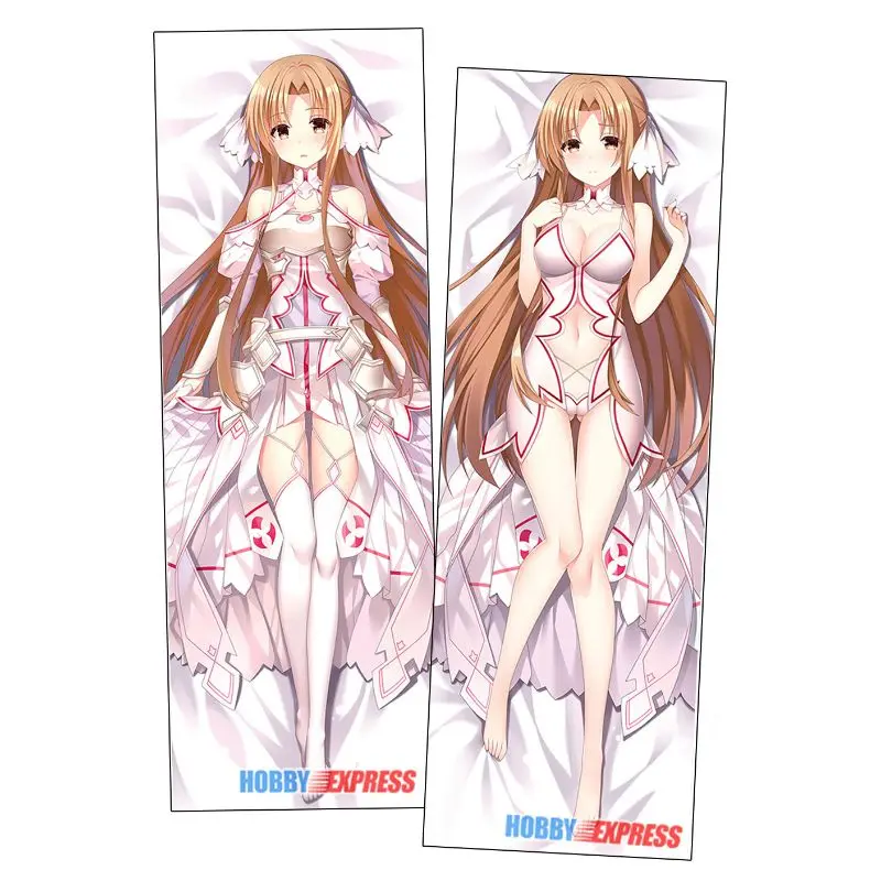 

Hobby Express Anime Dakimakura Japanese Otaku Waifu Hugging Body Pillow Cover Yuuki Asuna SAO ZMZ00101