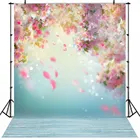 Виниловый фон для фотосъемки новорожденных с изображением весенней Пасхи сакуры цветочных лепестков SeekPro
