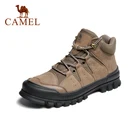 Мужские теплые ботинки CAMEL, черные мягкие эластичные удобные нескользящие повседневные ботинки на толстом каблуке для осени и зимы, 2021