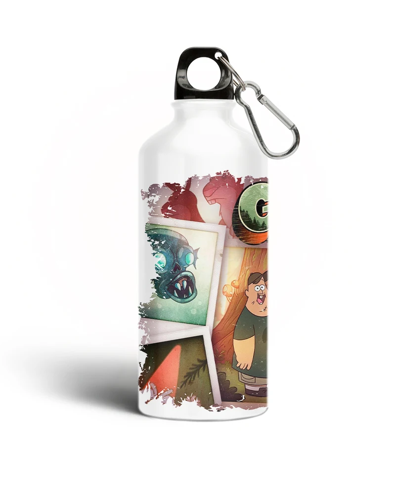 Бутылка для воды &quotГравити Фолз Gravity Falls&quot с 1 крышкой 600 мл