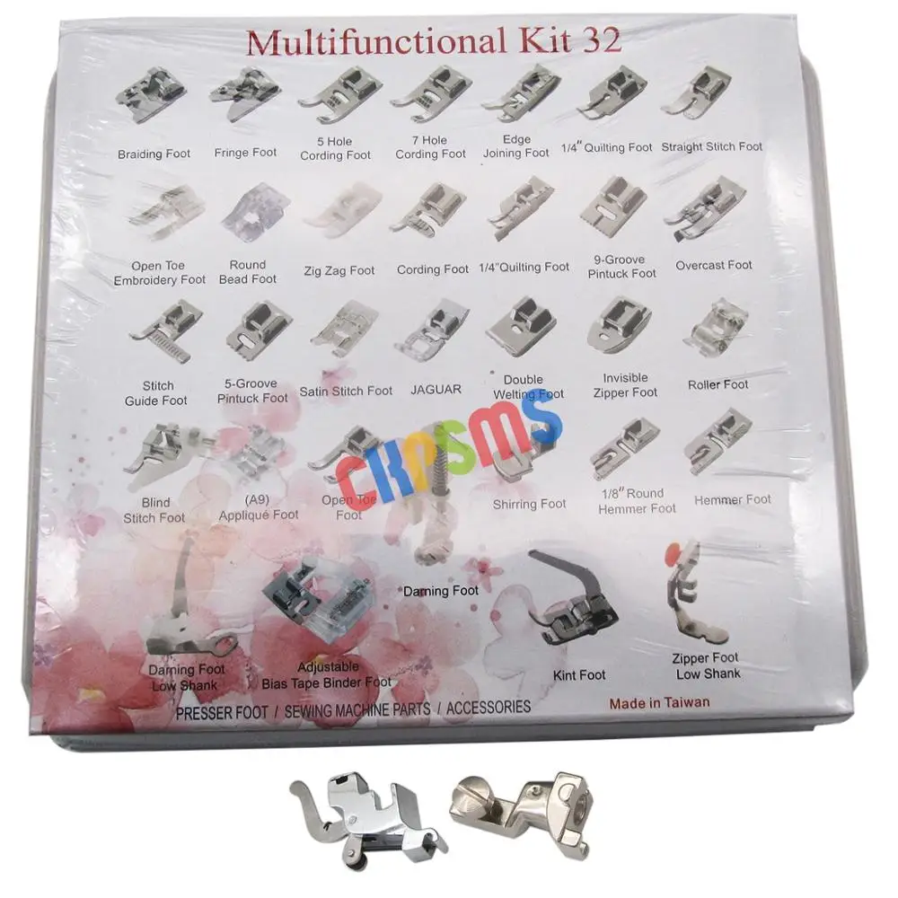 1 комплект высокое качество 32 шт. плюс набор лапок (всего 34 шт.) или BERNINA новый стиль