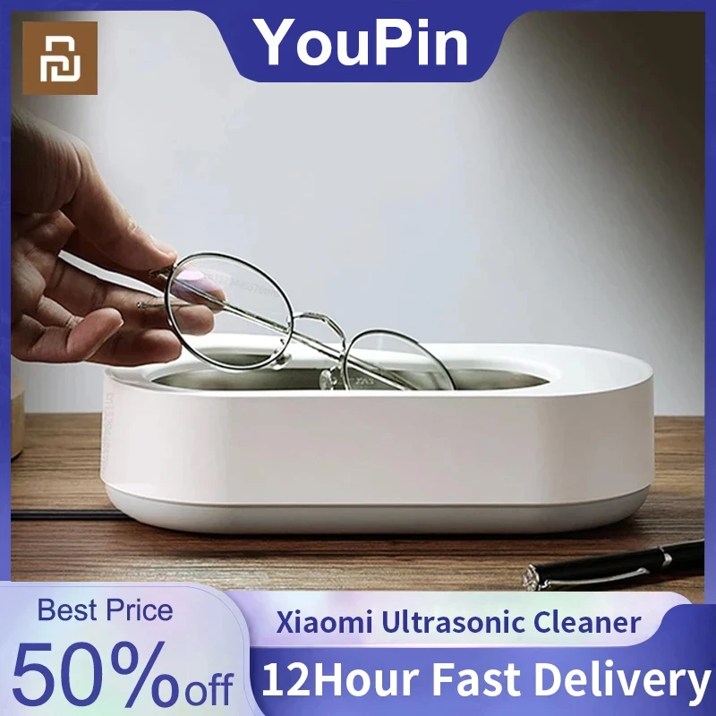 

Xiaomi Youpin EraClean Ultrasonic Cleaning Machine 45000Hz High Frequency Vibration Wash Cleaner Washing Jewelry Glasses Watch