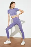 

high waist sky blue sports leggings