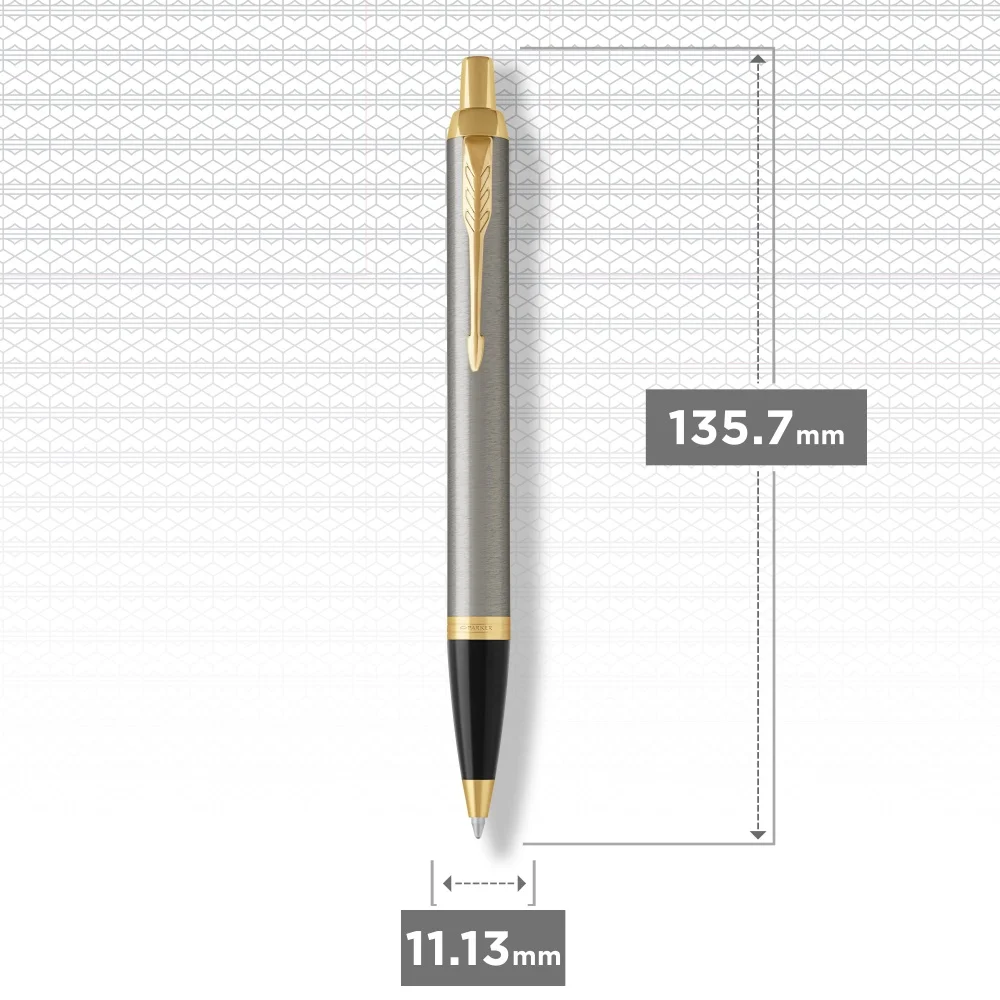 Шариковая ручка Parker IM Metal Core Brushed GT. 1931670 | Канцтовары для офиса и дома
