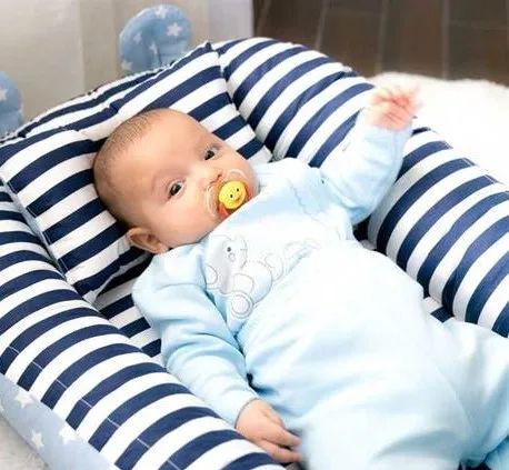 Портативная Детская Гнездо Кровать с Подушкой Подушки Новорожденных Мальчиков и