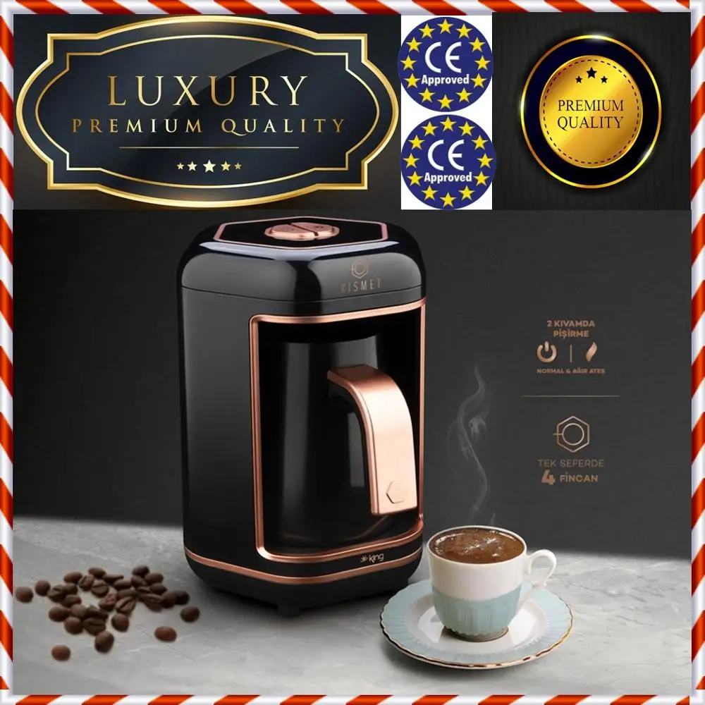 MADE IN TURKEY / Coffee at The Embers Automatic Turkish Coffee Maker Machine 220V EU -  Brand New in The Original Factory Box