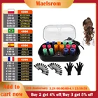 Набор горячих бигудей 15 шт., керамические палочки для волос с зажимами, для сухого и влажного использования, длинные и короткие вьющиеся волосы