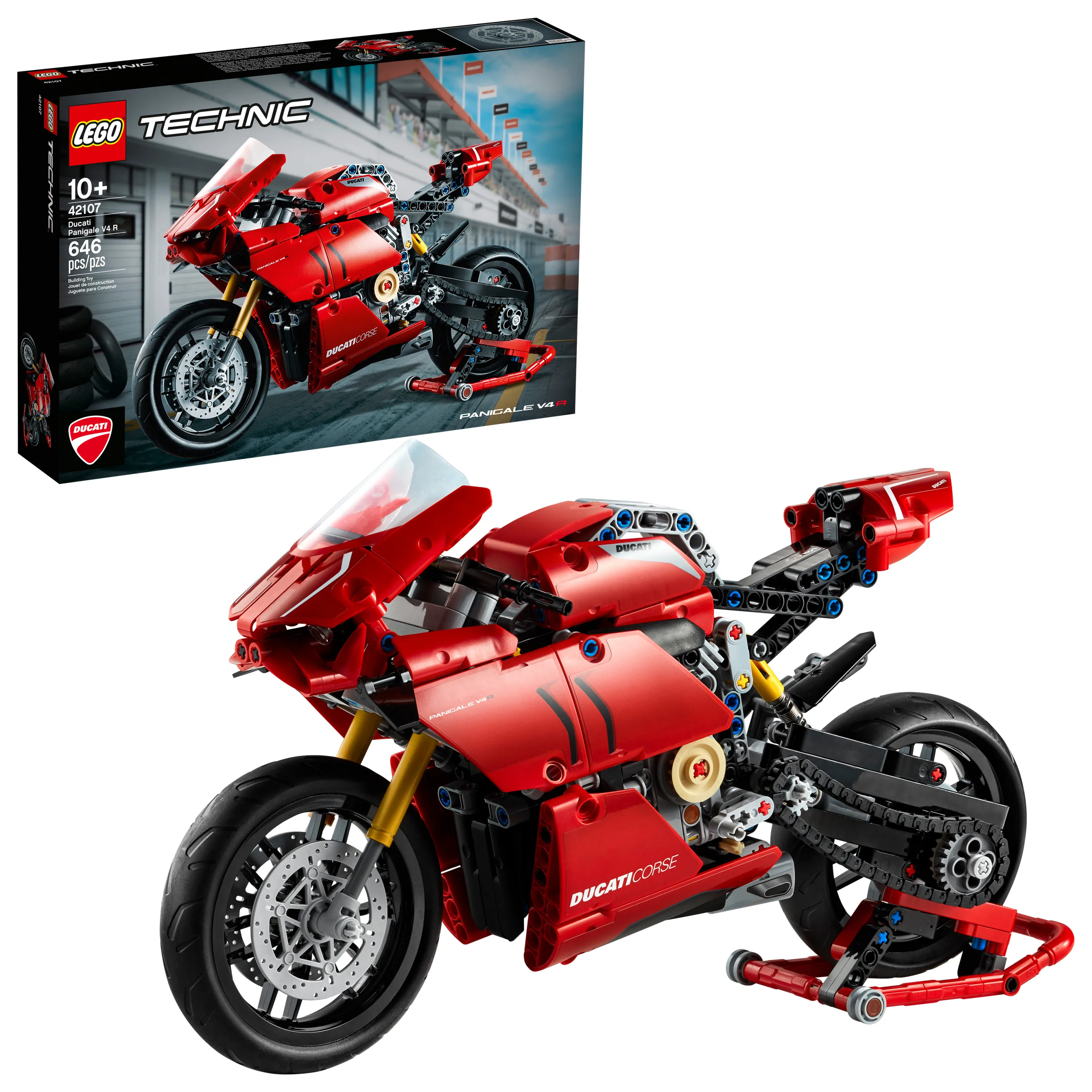 

Модель мотоцикла LEGO 42107 Technic Ducati Panigale V4 R