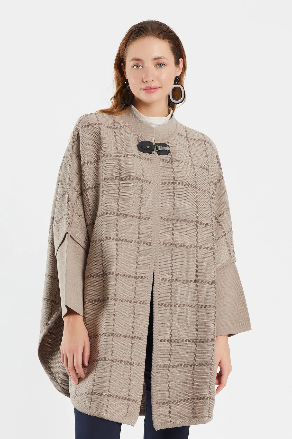 

Women's dress top Shawl Wrap Knitted capes and Poncho – bts Oversized hoddie Cardigan Open Front Tassel Cape for Winter
