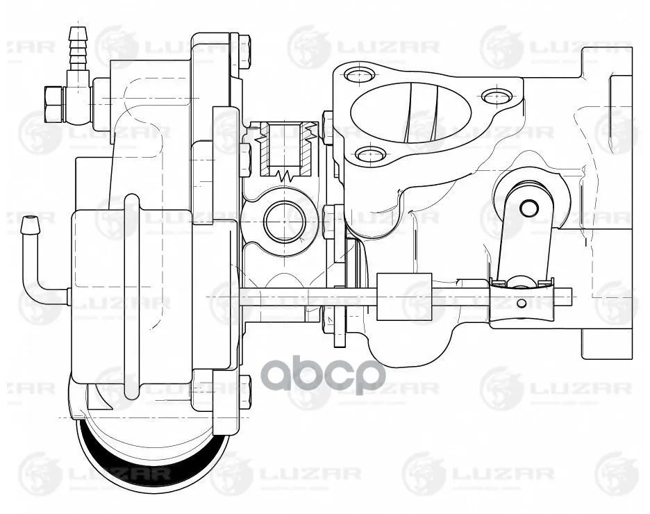 Turbocharger VW Passat (98-) 1.8T (type к03) Luzar item No. Lat1846 |