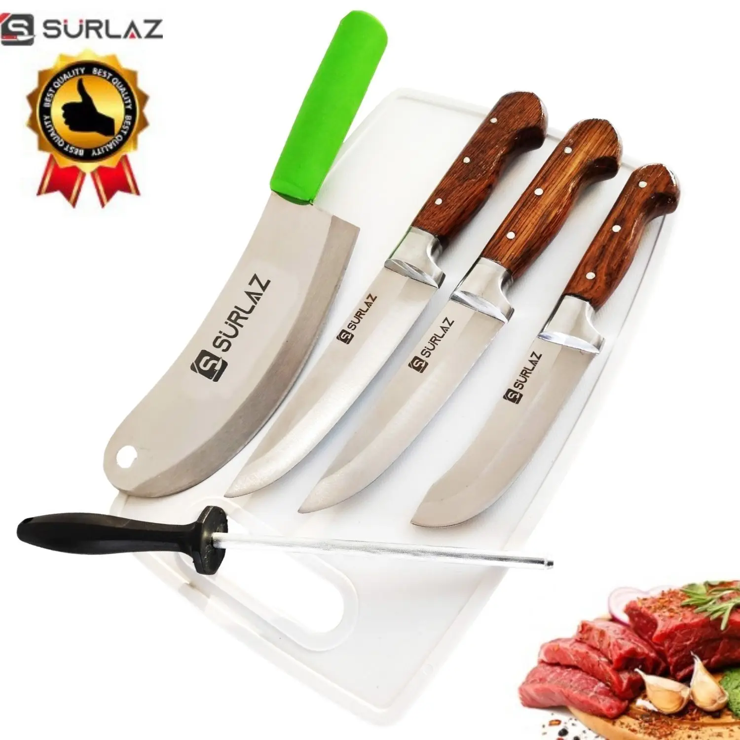 

Kitchen Knife Set Professional 6 PCS Stainless Steel Chef Bread Paring Sharp Cook Knife Kitchen Knife Handmade Knife