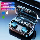 M10 TWS Bluetooth 5,1 наушники 2000 мАч беспроводные наушники стерео спортивные водонепроницаемые наушники гарнитура с микрофоном