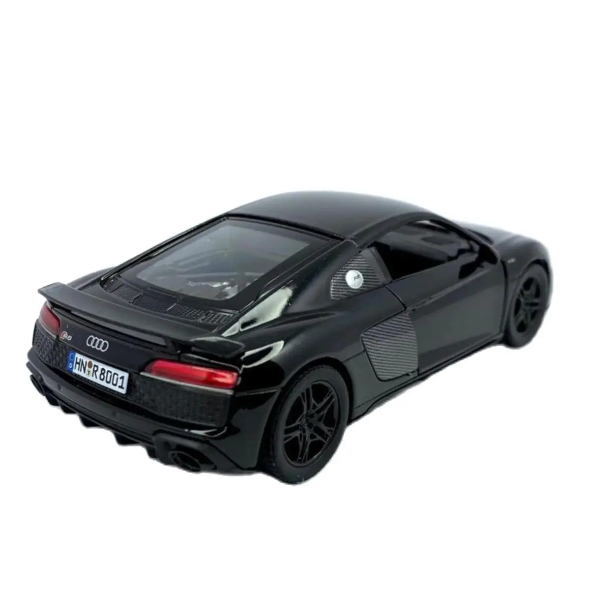 

Black 2020 R8 Coupe-Czech Leave Licensed Model Car 1:36 Model Car Toy Rubber Wheel Gift Children Collection Simulation Birthday