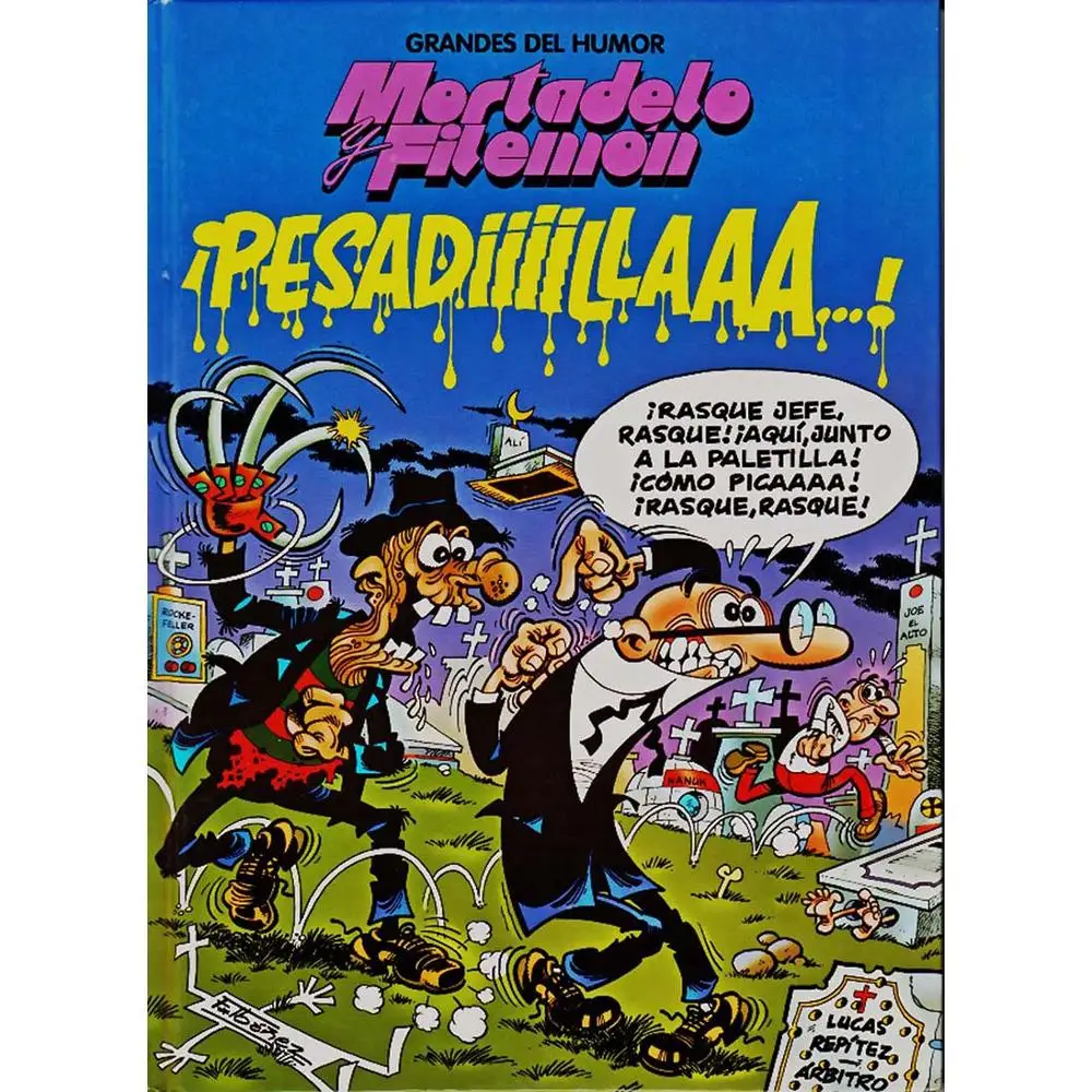 Отличный HUMOR moradelo и fileemon PESADILLAAAA ..! № 2 года 1996 ED. Лицевая страница 1 восстановленная