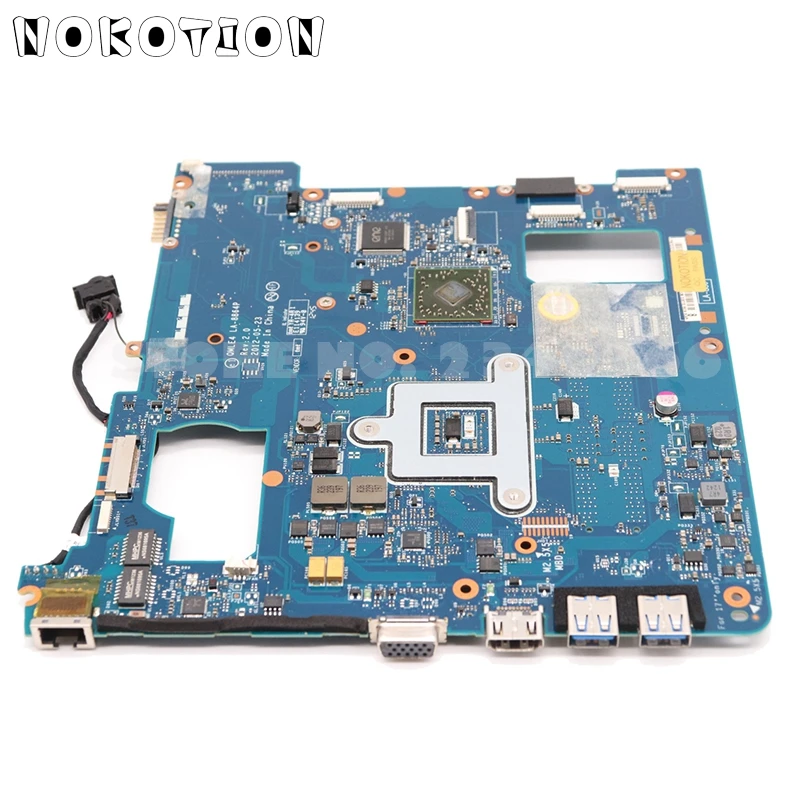 NOKOTION QMLE4 LA-8864P основная плата для samsung NP365 NP365E5C NP355V5C Материнская плата ноутбука Разъем FS1 DDR3