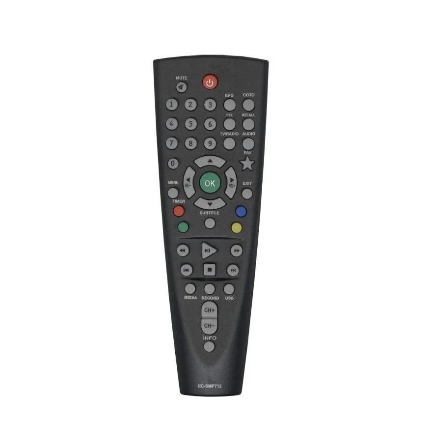 Пульт для DVB-T2 ресиверов BBK RC-SMP712