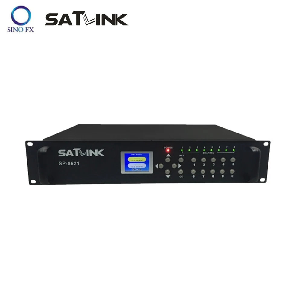 SATLINK SP 8621 DVB T 8 в 2 модулятор маршрута 1080P MPEG4 Частота для каналов|Спутниковое ТВ| |