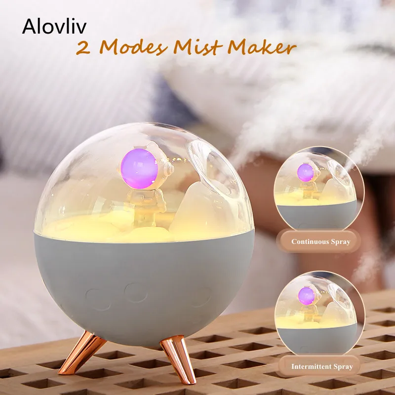 

Увлажнитель воздуха ультразвуковой с 3 режимами работы, 350 мл, USB