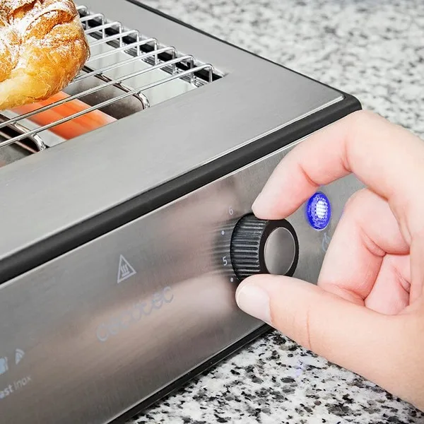 Тостер Cecotec Turbo EasyToast 900W Inox|Тостеры| |