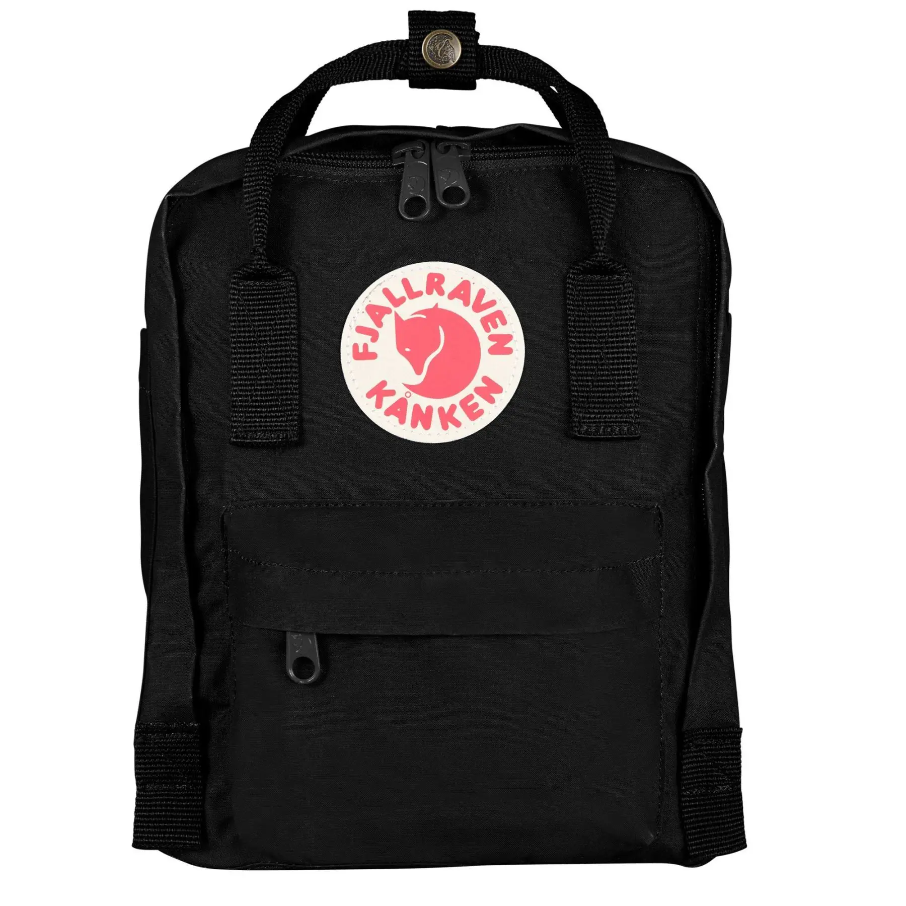 Рюкзак Fjallraven Kanken Mini черный 20х13х29 см 7 л|Рюкзаки| |