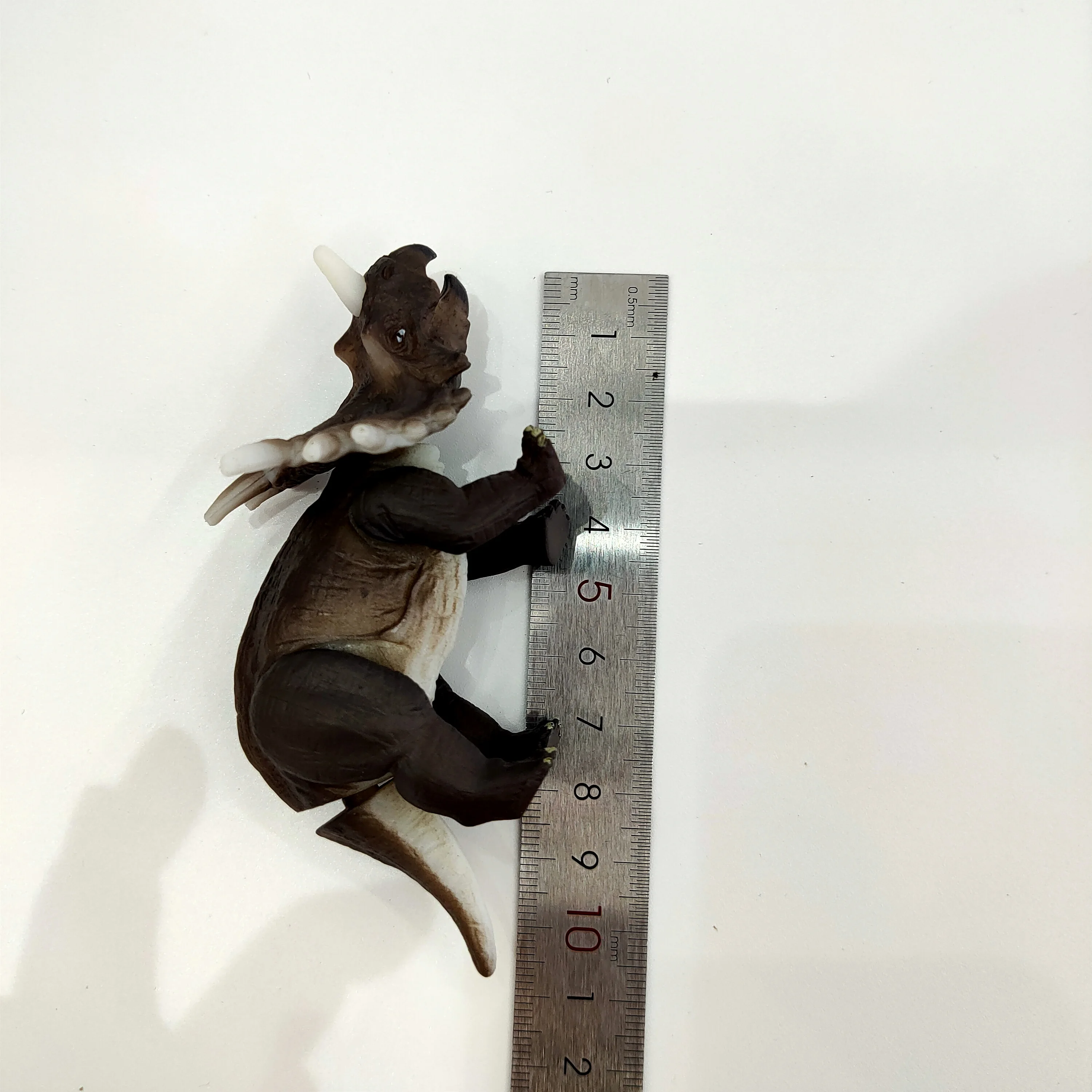 

4-5PCS Triceratops dinosaur Simulation animal anime figure PVC model Toys For Children