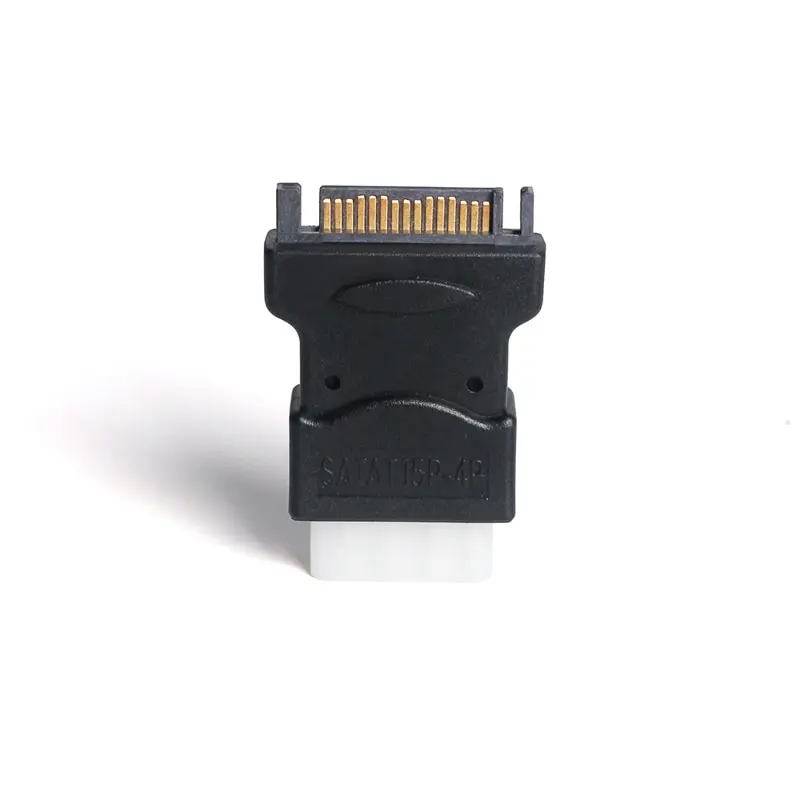 

100Pcs lot 15Pin Sata Serial ATA Male to Molex IDE 4 Pin Female M-F Hard Drive Adapter Power Cable Line Power