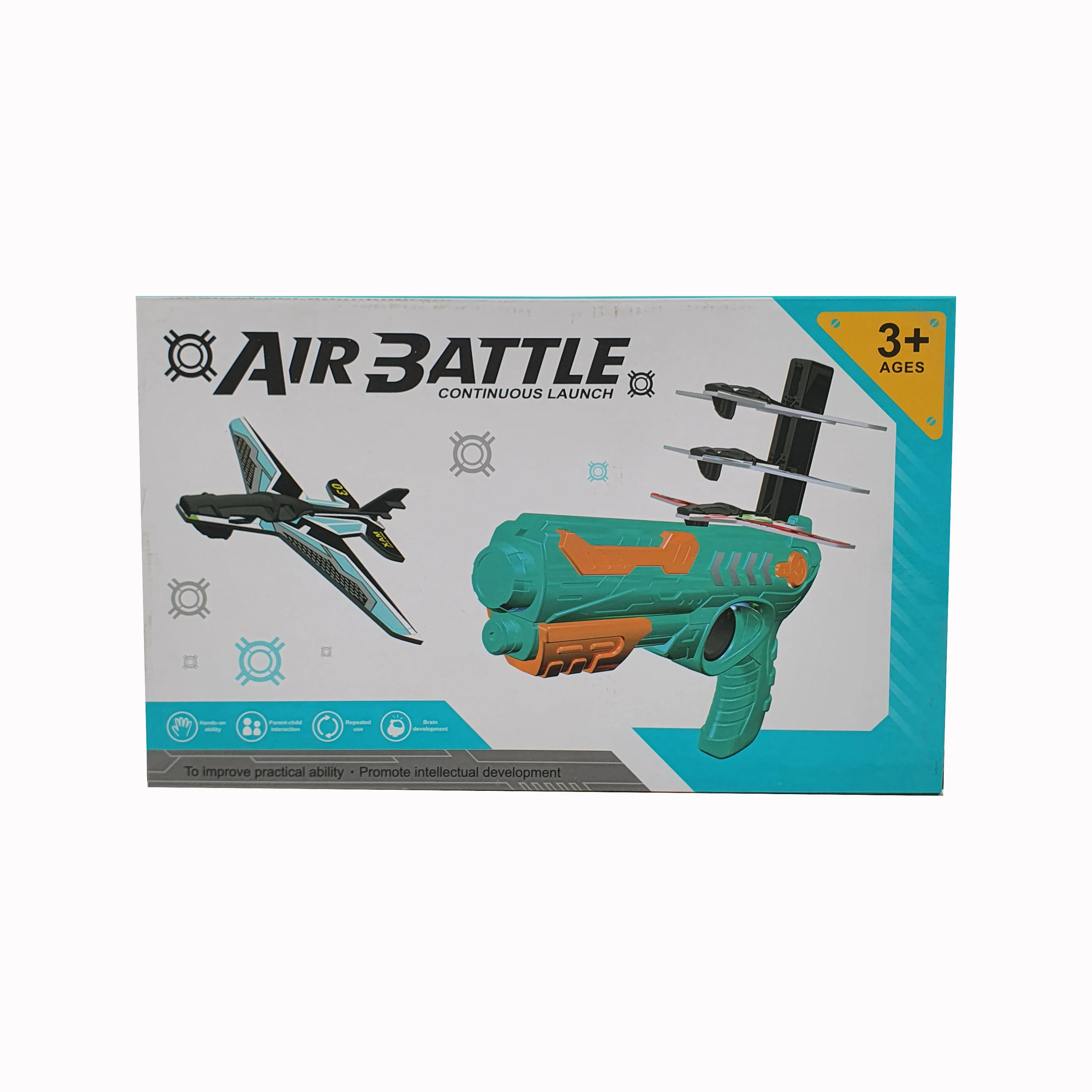 Бластер игрушечный.AIR BATTLE. CONTINUOS LAUNCH.Бластер для запуска самолетов. |
