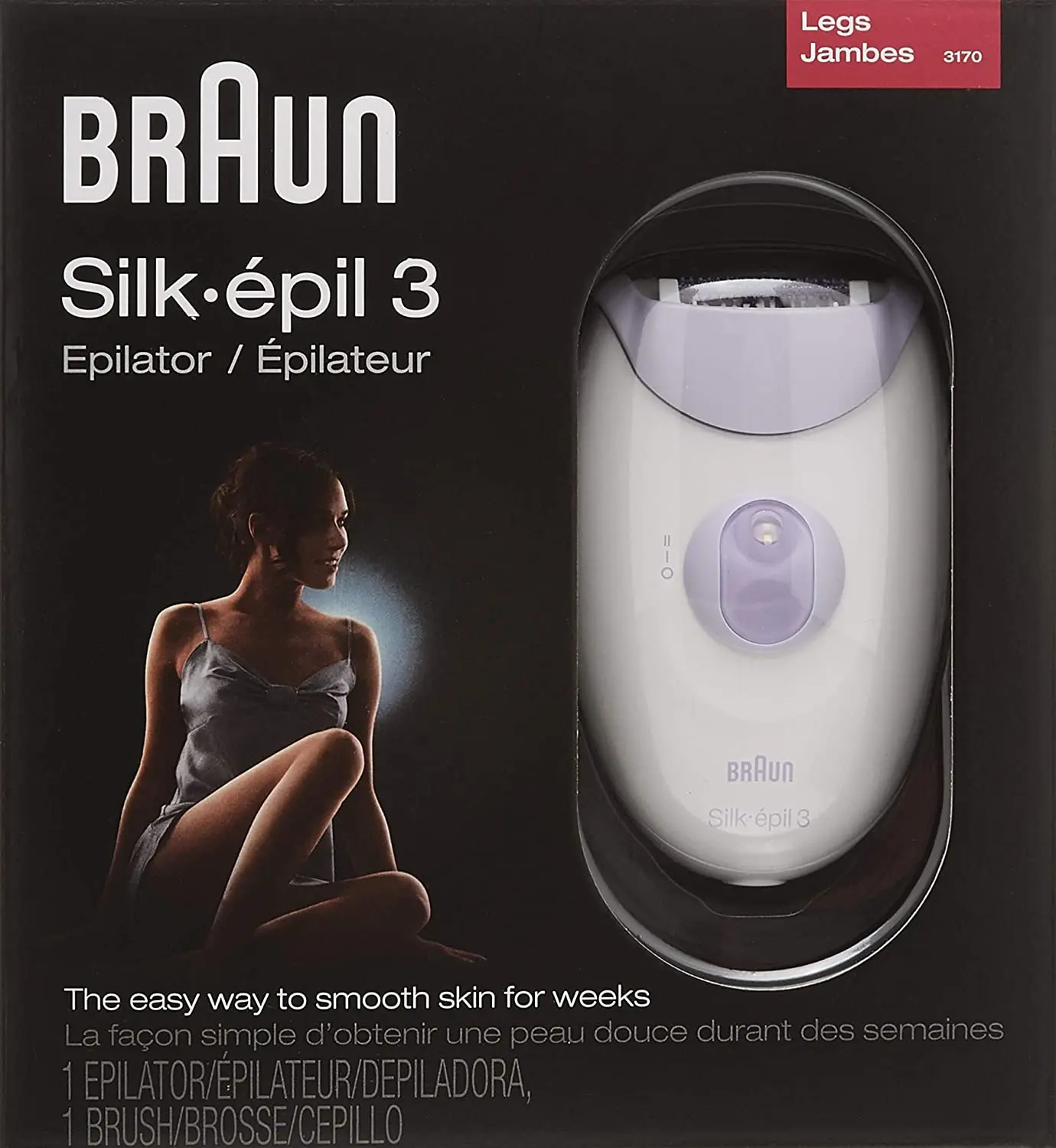 Braun SE3170 Silk-épil 3 SoftPerfection Epilator