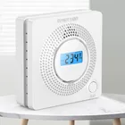 Детектор угарного газа с Wi-Fi, умный детектор со звуковой сиреной и ЖК-дисплеем, уровень концентрации CO, 85 дБ